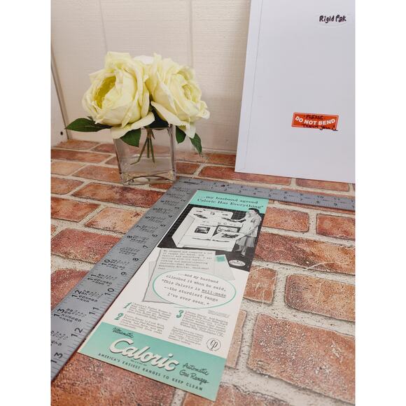 1950 Caloric Gas Range Happy Housewife Showing Off Kitchen Stove Vtg Print Ad - Picture 5 of 6